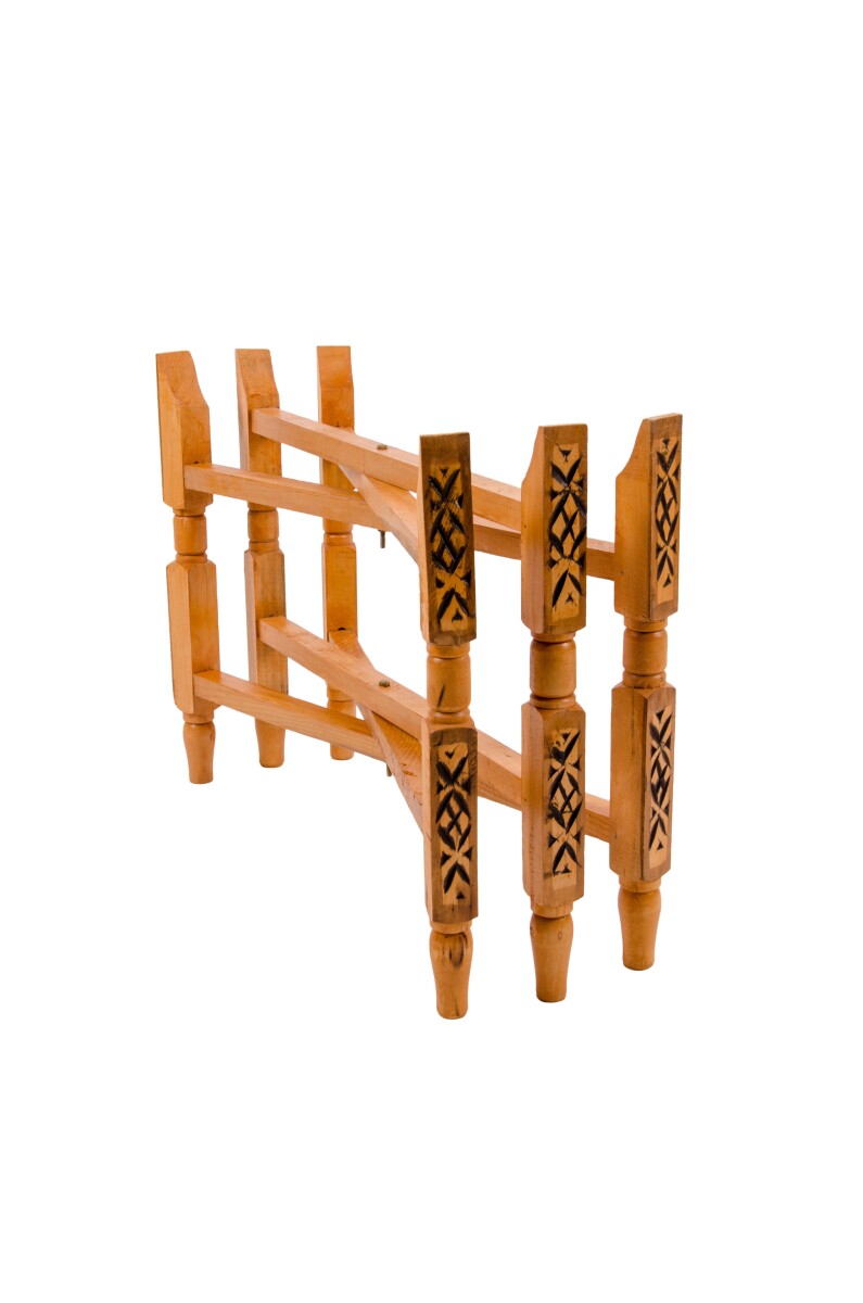 Struttura in legno Orient chiara per vassoi da 80 cm