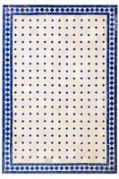 Tavolino marocchino a mosaico Marrakech 120x80 cm | Realizzato a mano