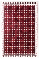 Tavolino marocchino a mosaico Marrakech, beige e blu, 120x80 cm, altezza 45 cm